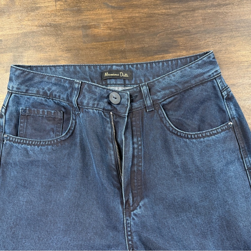 Massimo Dutti Soft Flowy Denim Jeans Tall Long Inseam EU 36 / US 4